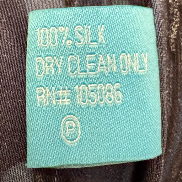 COOP Barneys New York 100% Silk Geometric Print Zip Front Sleeveless Dress - Picture 10 of 10